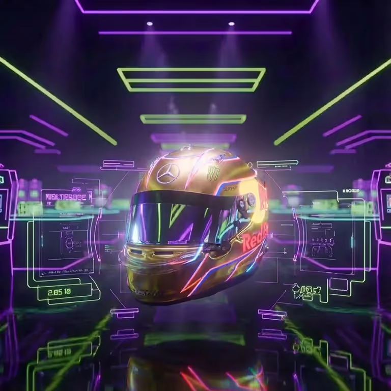 Rainbet Casino featuring a poker table stacked with chips and cards in a modern high-rise lounge overlooking the city skyline.